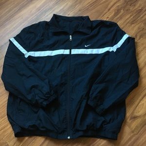 Vintage black nike windbreaker